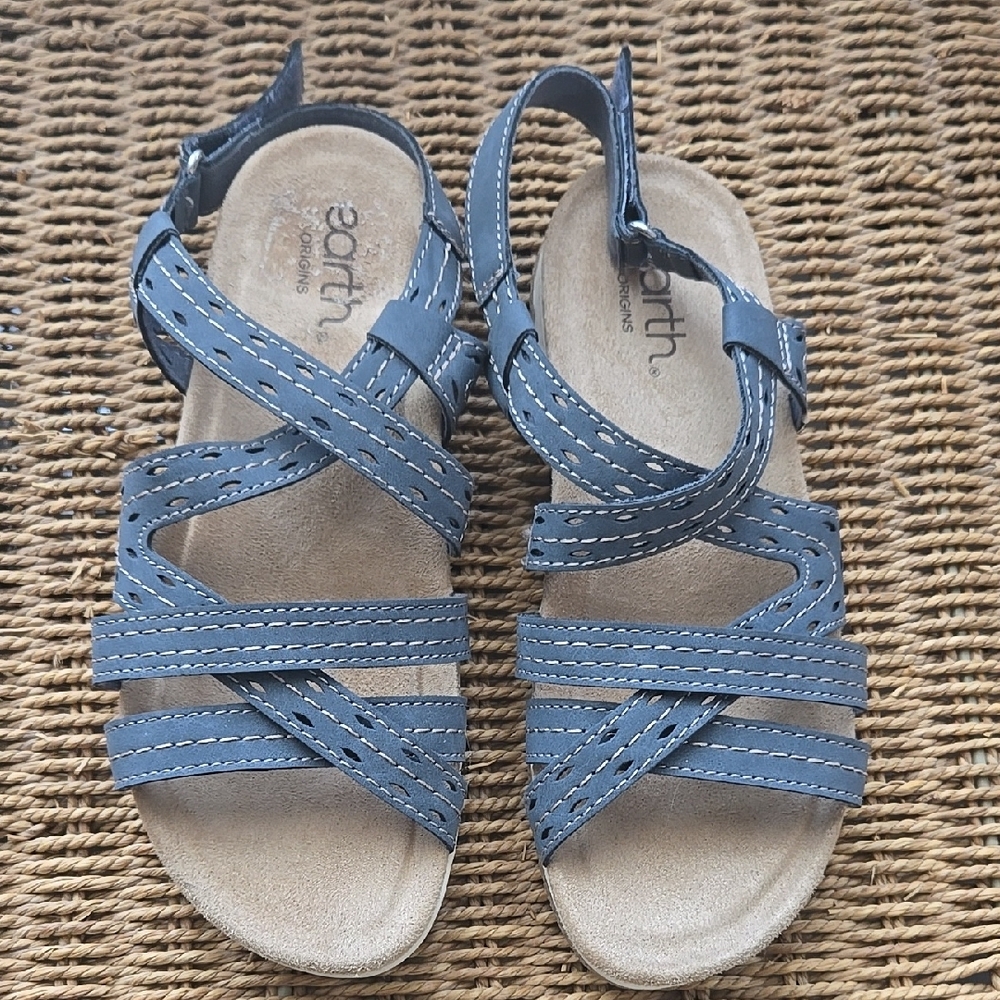 Earth Origins Women's Blue Sandals